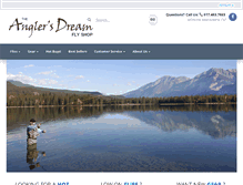 Tablet Screenshot of anglersdream.net